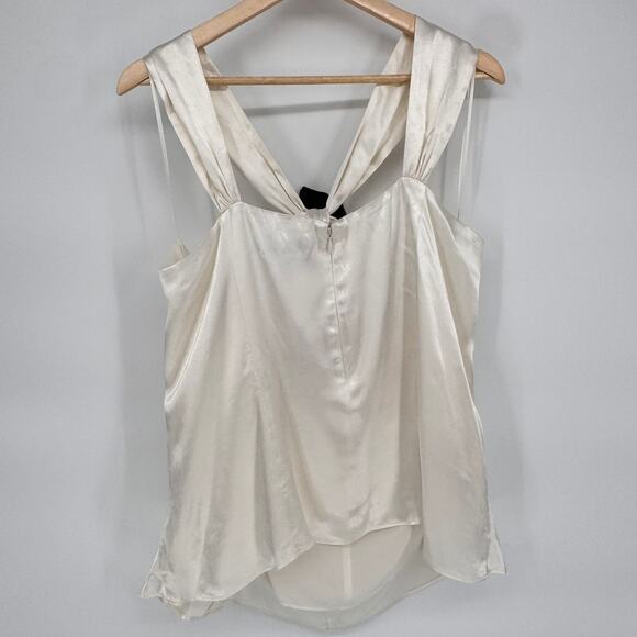 NWT J.Crew Collection Rosette Halter Top in Luster Crepe 2XL Bridal Minimalist - Picture 4 of 8